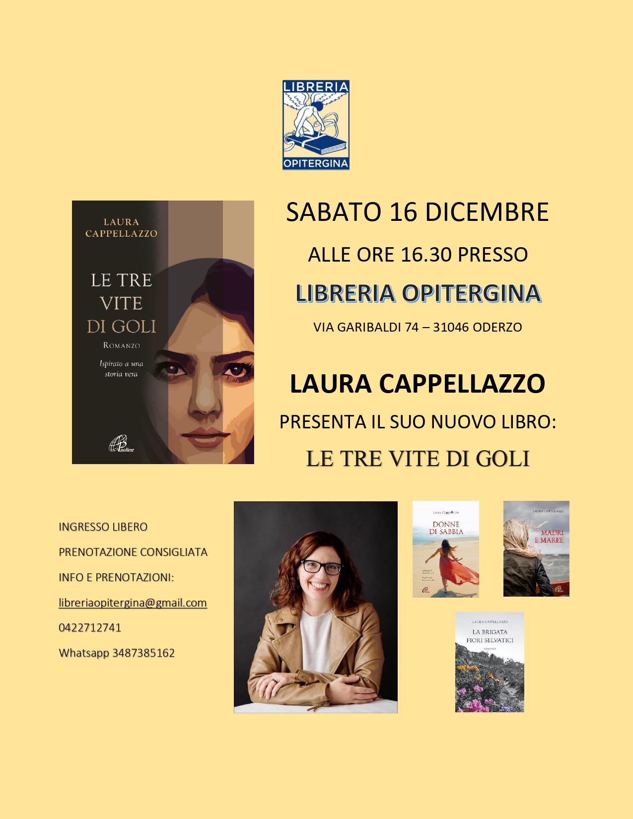 📚 LE TRE VITE DI GOLI 📖
Ritornano ...