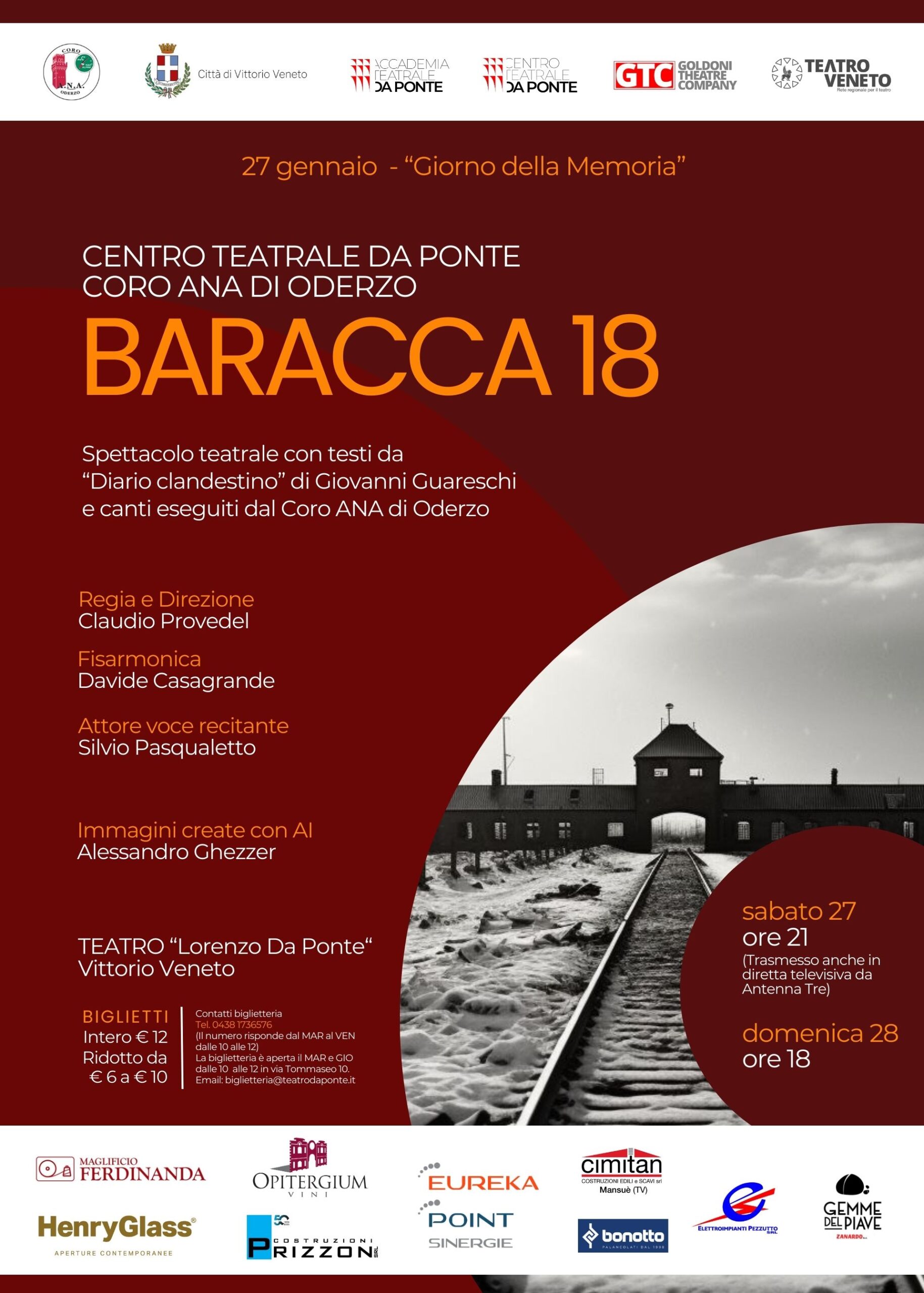 🎭BARACCA 18🎭
Il Coro ANA di Oderzo...