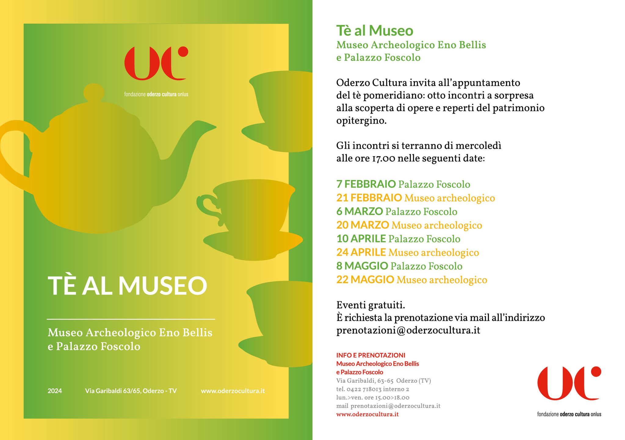 📖 TE’ AL MUSEO ☕
Ritornano i ...